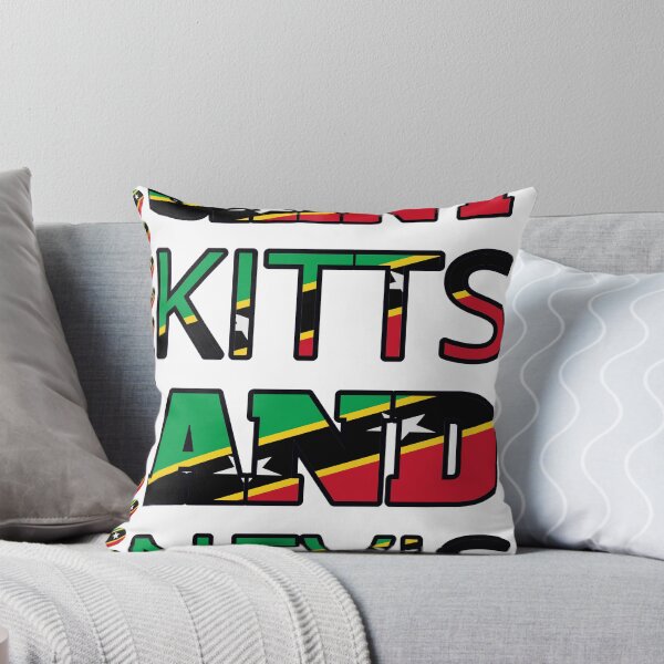 Item preview, Saint Kitts And Nevis Flag Letters And Hearts designed and sold by TheIconSmith.
