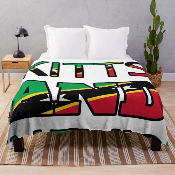 Item preview, Saint Kitts And Nevis Flag Letters And Hearts designed and sold by TheIconSmith.