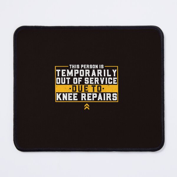 Item preview, Out Of Service Knee Repairs Quote With Bold  designed and sold by ImeldaSparks.