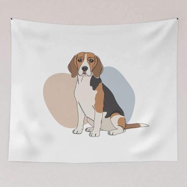 Item preview, Minimalist Cute Beagle Dog designed and sold by TheCalmEdit.