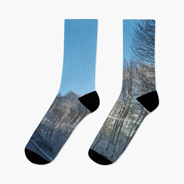 Item preview, A sunny winter road designed and sold by EK EXCLUSIVE.