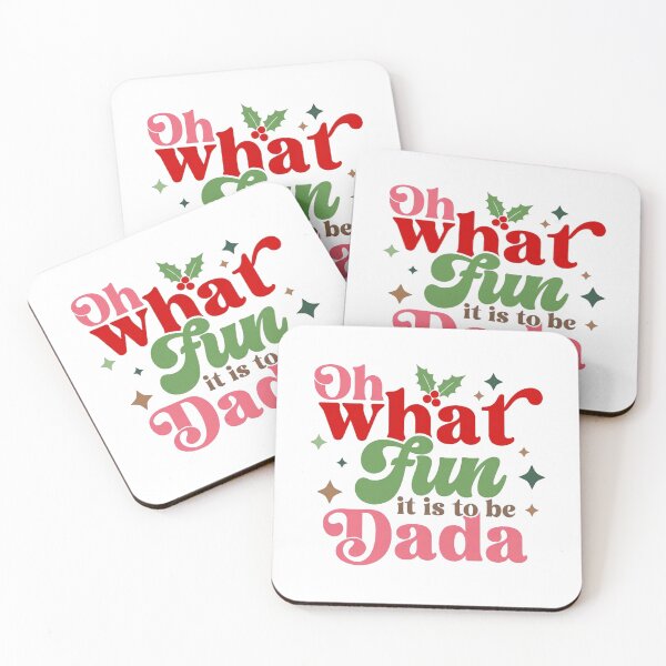 Item preview, Dada Holiday Fun Quote With Bright Cheerful Colors designed and sold by ImeldaSparks.