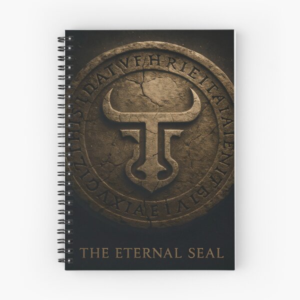 Item preview, The Eternal Seal – Ancient Stone Sigil with Carved T-Logo designed and sold by TES TOSTE RON.