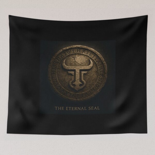 Item preview, The Eternal Seal – Ancient Stone Sigil with Carved T-Logo designed and sold by TES TOSTE RON.