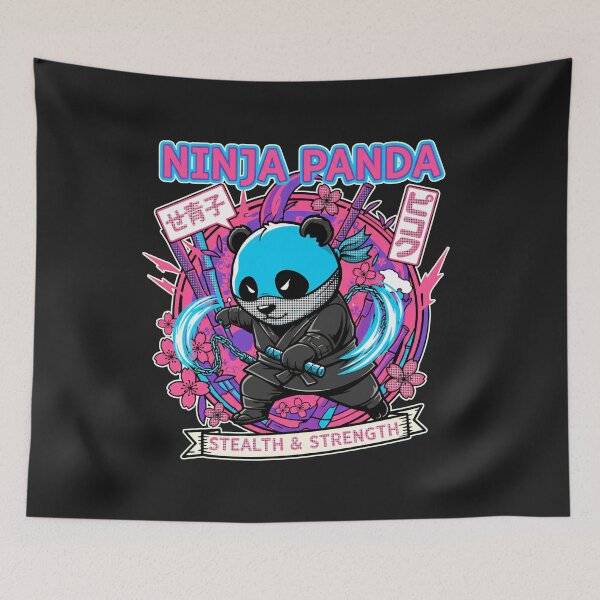 Item preview, Ninja Panda Stealth & Strength - Cute Martial Arts Warrior designed and sold by AwesomeBeyondLimits.
