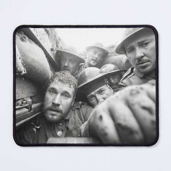 Item preview, British Infantry In the Depths of the Trenches under a Somber Sky designed and sold by Skyframe Aviation.