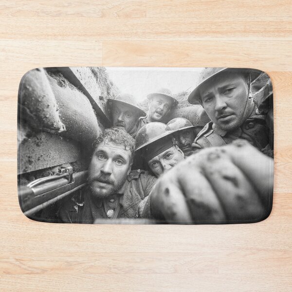 Item preview, British Infantry In the Depths of the Trenches under a Somber Sky designed and sold by Skyframe Aviation.