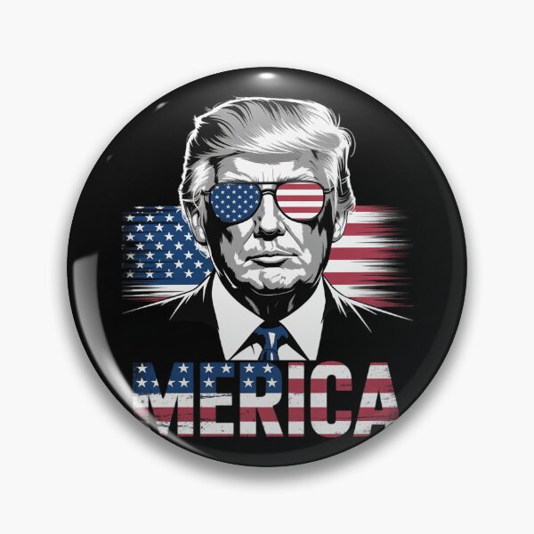 Item preview, Donald Trump Won Elections 'Merica USA Flag Sunglass  designed and sold by RoyTill0Art.