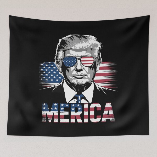 Item preview, Donald Trump Won Elections 'Merica USA Flag Sunglass  designed and sold by RoyTill0Art.