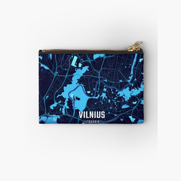 Item preview, Vilnius Midnight City Map designed and sold by HomeLivingCo.