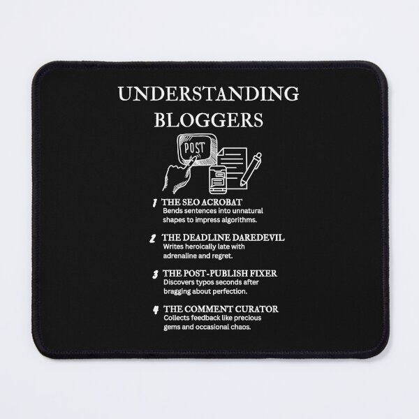 Item preview, Creative Writer Humor Design – Blogger Definition for Word Nerds – Black designed and sold by PsyFlow35.