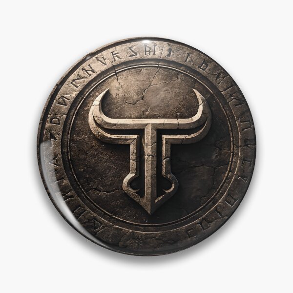 Item preview, The Eternal Seal – Ancient Stone Sigil with Carved T-Logo designed and sold by TES TOSTE RON.