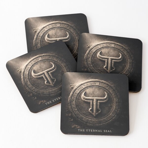 Item preview, The Eternal Seal – Ancient Stone Sigil with Carved T-Logo designed and sold by TES TOSTE RON.