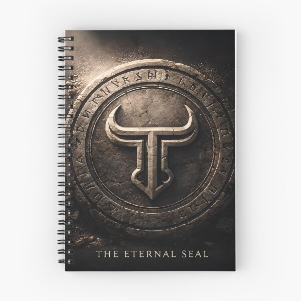 Item preview, The Eternal Seal – Ancient Stone Sigil with Carved T-Logo designed and sold by TES TOSTE RON.