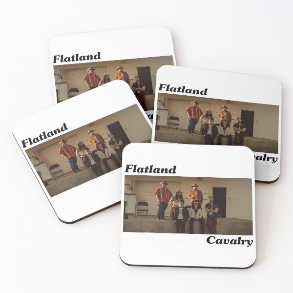 Item preview, Flatland cavalry music album cover art typography designed and sold by ARTeez⭐️⭐️⭐️⭐️⭐️.