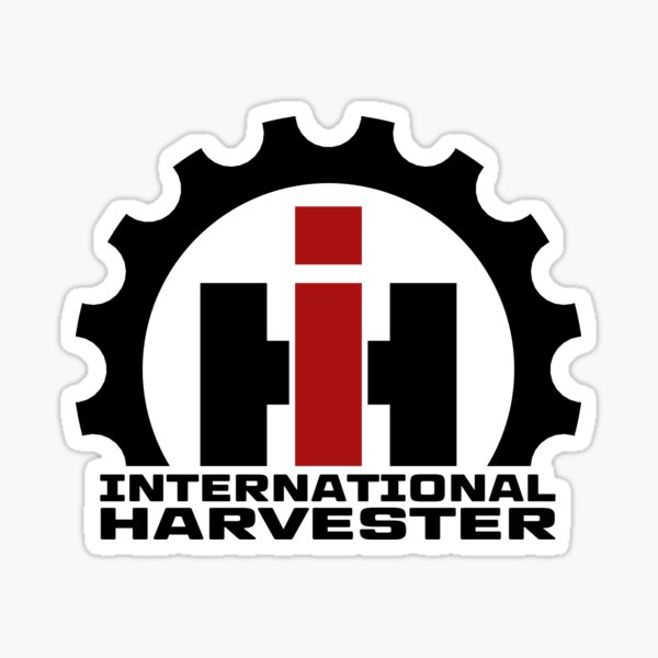 International Harvester Gear Logo Sticker