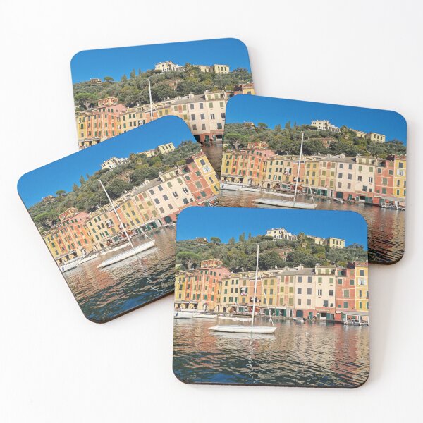 Item preview, Beautiful Portofino, colorful buildings designed and sold by EK EXCLUSIVE.
