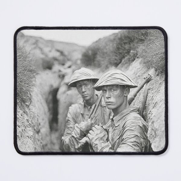Item preview, Exhausted Tommies In Daily Routine at Dawn designed and sold by Skyframe Aviation.