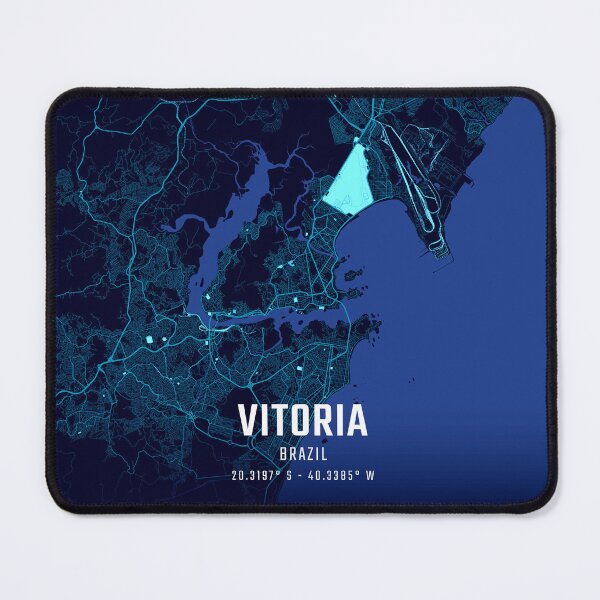 Item preview, Vitoria Midnight City Map designed and sold by HomeLivingCo.