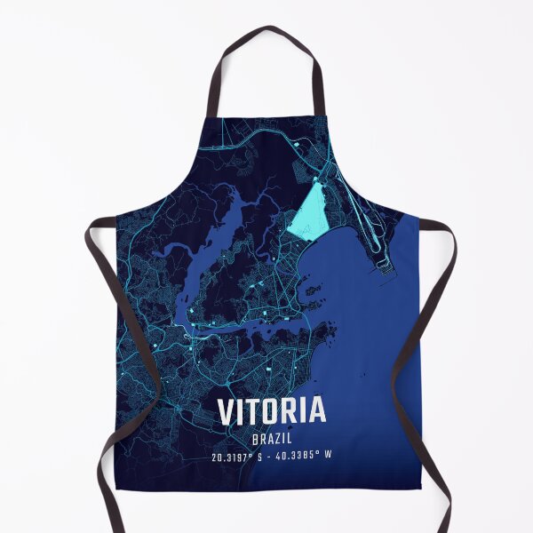 Item preview, Vitoria Midnight City Map designed and sold by HomeLivingCo.