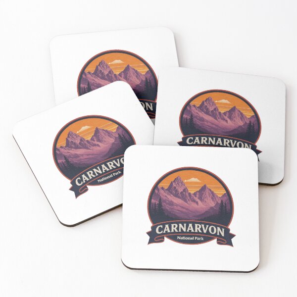 Item preview,  Carnarvon National Park Purple Mountains Vintage Australian Badge designed and sold by Blurbean.