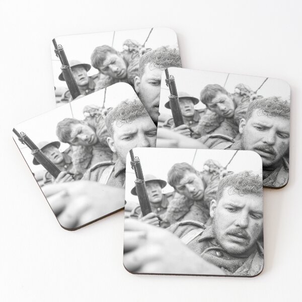 Item preview, The Soldiers of 1914 In the Depths of the Trenches at Dusk designed and sold by Skyframe Aviation.