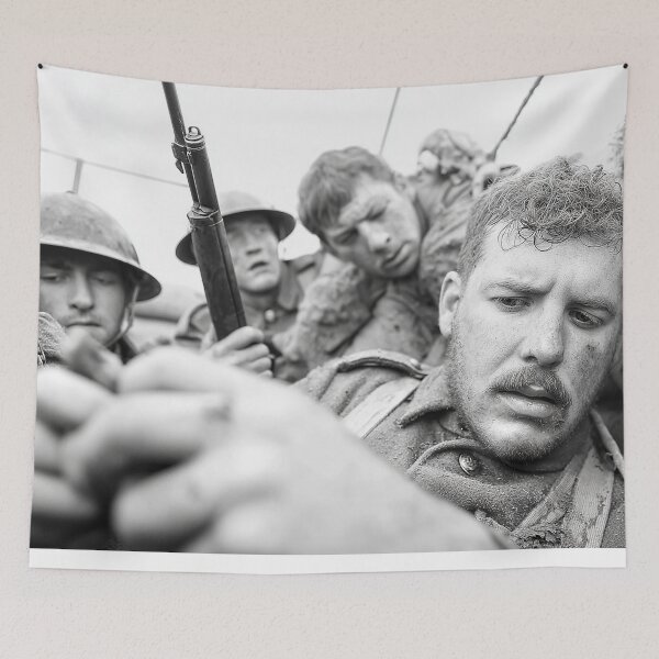 Item preview, The Soldiers of 1914 In the Depths of the Trenches at Dusk designed and sold by Skyframe Aviation.