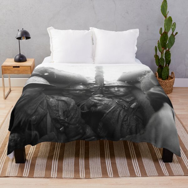 Item preview, British Army Troops Braving the Elements in the Mud and Smoke designed and sold by Skyframe Aviation.