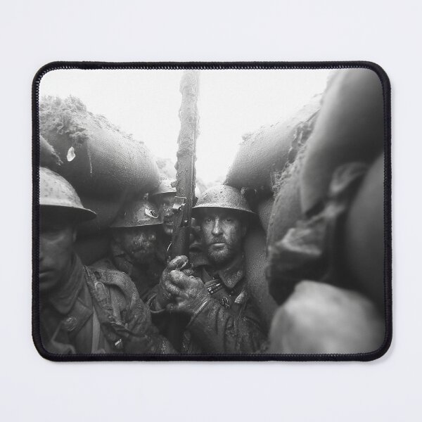 Item preview, British Army Troops Braving the Elements in the Mud and Smoke designed and sold by Skyframe Aviation.