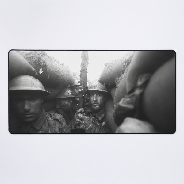 Item preview, British Army Troops Braving the Elements in the Mud and Smoke designed and sold by Skyframe Aviation.