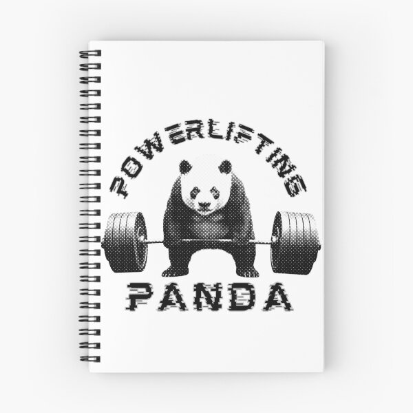 Item preview, Powerlifting Panda Halftone designed and sold by TrueArtsStore.