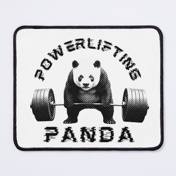 Item preview, Powerlifting Panda Halftone designed and sold by TrueArtsStore.