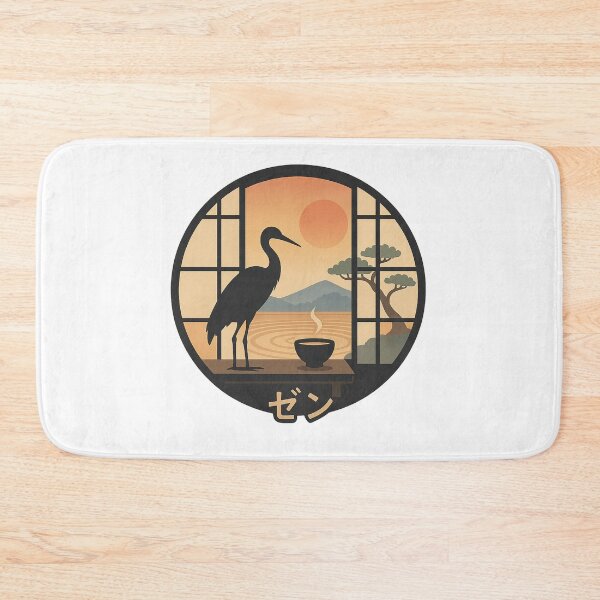 Item preview, Zen Crane at Dawn designed and sold by thtCMRAguy.