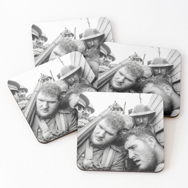 Item preview, The Great War Troops Amongst the Barbed Wire under Grey Skies designed and sold by Skyframe Aviation.