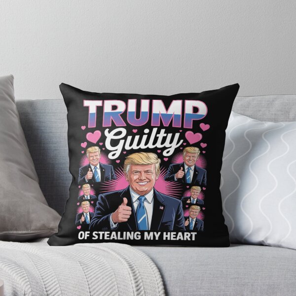 Item preview, Guilty Of Stealing My Heart Pink Trump Trump Girl Valentines  designed and sold by RoyTill0Art.
