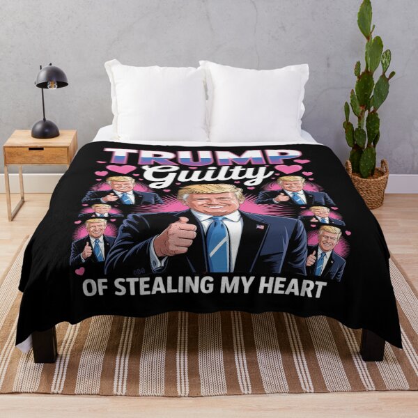 Item preview, Guilty Of Stealing My Heart Pink Trump Trump Girl Valentines designed and sold by RoyTill0Art.