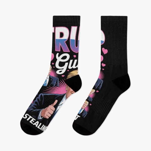 Item preview, Guilty Of Stealing My Heart Pink Trump Trump Girl Valentines  designed and sold by RoyTill0Art.