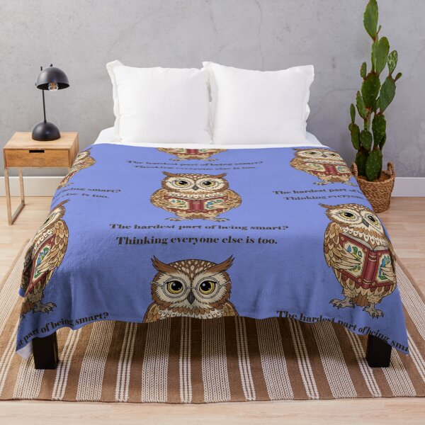 Item preview, Smart Owl – “The Hardest Part of Being Smart” Funny Intellectual Quote designed and sold by NeerPrema.
