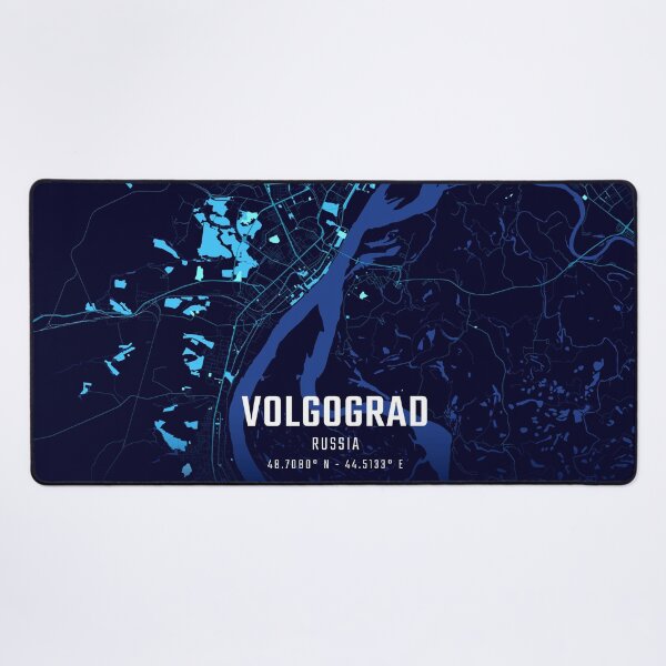 Item preview, Volgograd Midnight City Map designed and sold by HomeLivingCo.