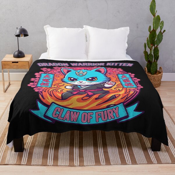 Item preview, Dragon Warrior Kitten Claw of Fury - Cute Martial Arts Cat designed and sold by AwesomeBeyondLimits.