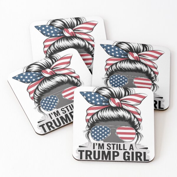 Item preview, I'm Still a Trump Girl - I Make No Apologies - Messy Bun  designed and sold by RoyTill0Art.