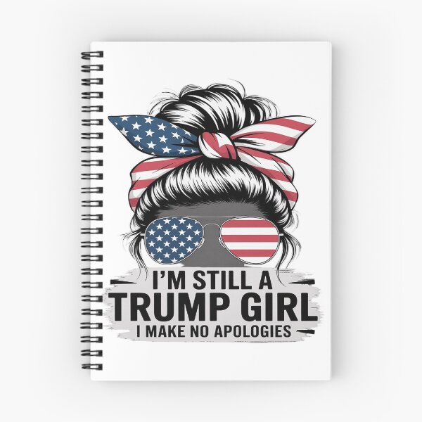 Item preview, I'm Still a Trump Girl - I Make No Apologies - Messy Bun  designed and sold by RoyTill0Art.