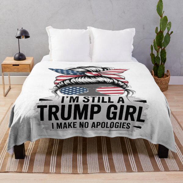 Item preview, I'm Still a Trump Girl - I Make No Apologies - Messy Bun  designed and sold by RoyTill0Art.