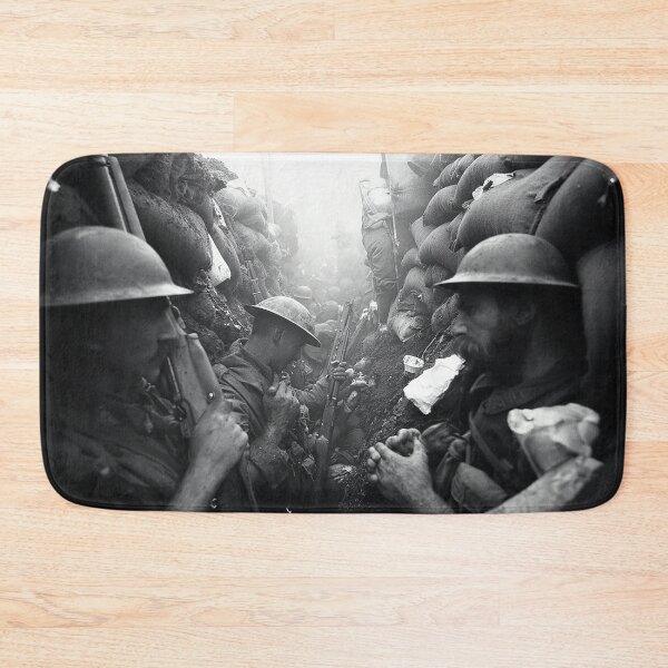 Item preview, British Infantry Amongst the Barbed Wire under Grey Skies designed and sold by Skyframe Aviation.