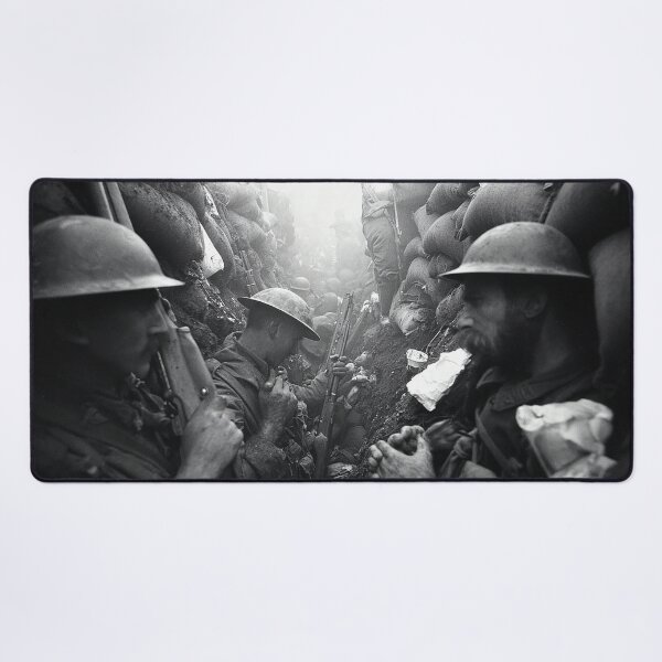 Item preview, British Infantry Amongst the Barbed Wire under Grey Skies designed and sold by Skyframe Aviation.