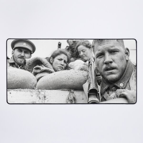 Item preview, British Infantry Resting Between Bombardments in Cold Rain designed and sold by Skyframe Aviation.
