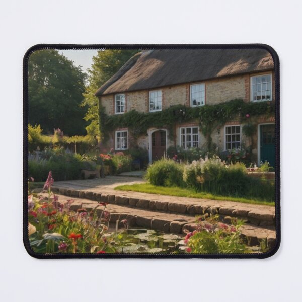 Item preview, Enchanting English Cottage with Canal and Garden View designed and sold by BlareBlare.