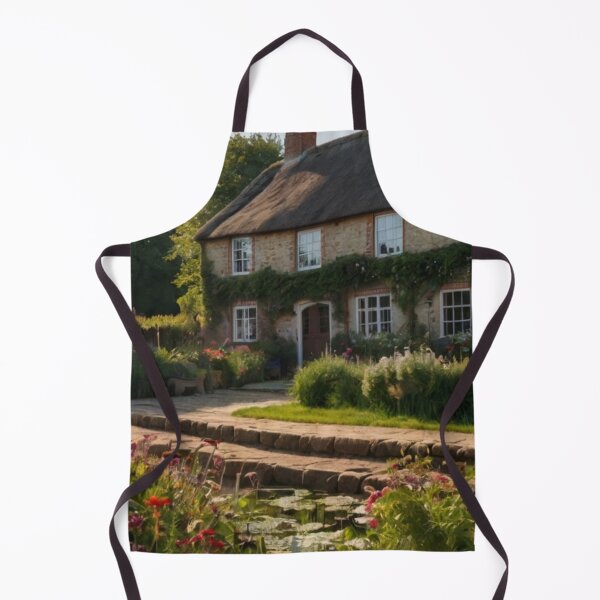 Item preview, Enchanting English Cottage with Canal and Garden View designed and sold by BlareBlare.