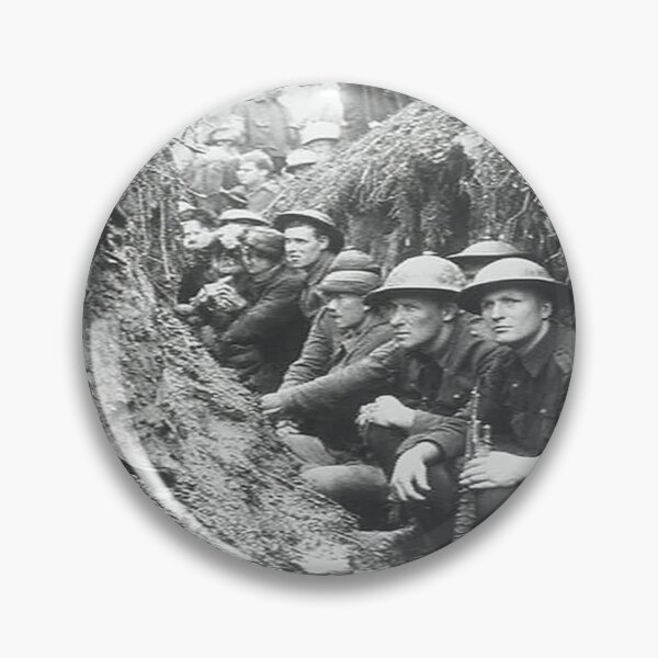 Item preview, WW1 Soldiers In the Depths of the Trenches in the Fog of War designed and sold by Skyframe Aviation.