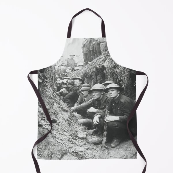 Item preview, WW1 Soldiers In the Depths of the Trenches in the Fog of War designed and sold by Skyframe Aviation.